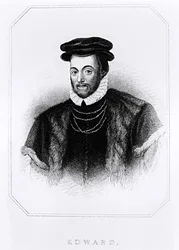 1823年の「ロッジの英国の肖像」からのエドワードノース（1496-1564）